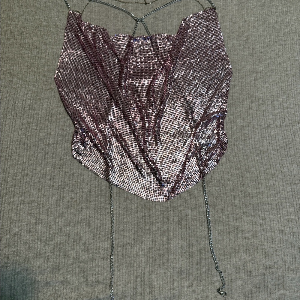 Shimmering Pink Women's Top